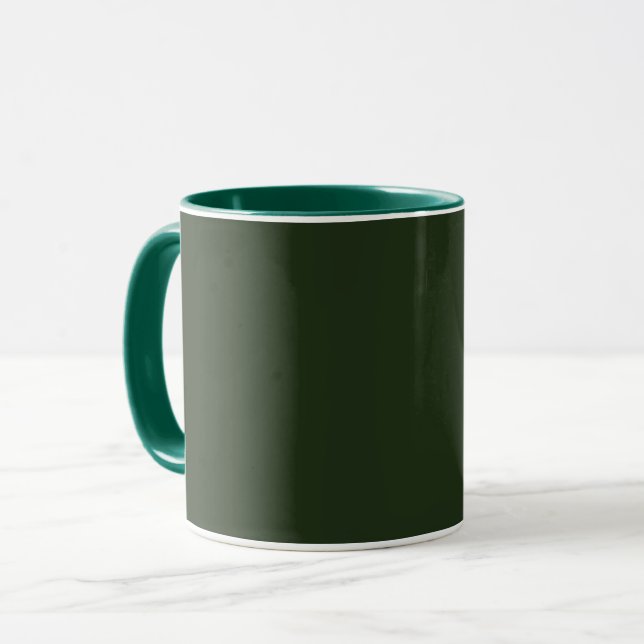 Caneca Combo Verde Escuro de Cores (Frente Esquerda)