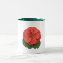 Caneca Combo Verde - Flor de Gerânio