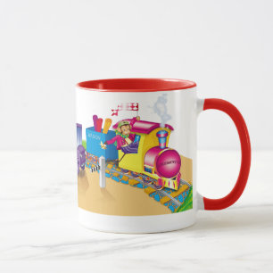 Caneca comboio e carro