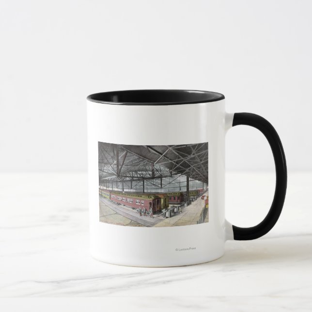 Caneca Comboio na estação da União (Direita)