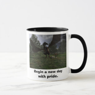 Caneca Comece um dia novo com o orgulho
