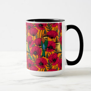 Caneca Comedores de abelhas e cachorros de laranja