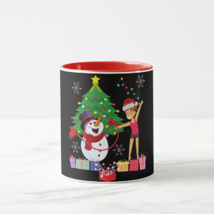Caneca Comemoração de Natal da ginástica Rítmica