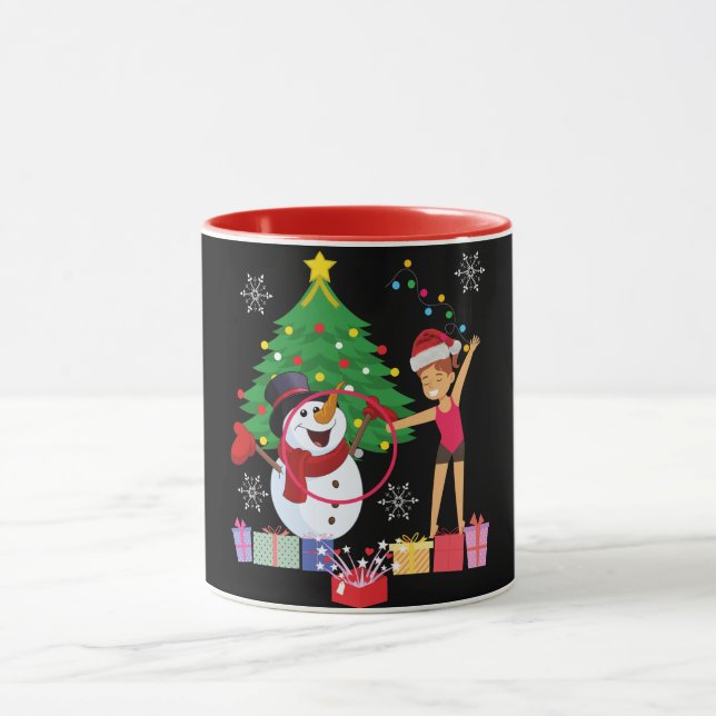 Caneca Comemoração de Natal da ginástica Rítmica (Centro)