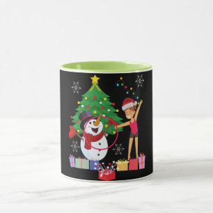 Caneca Comemoração de Natal da ginástica Rítmica