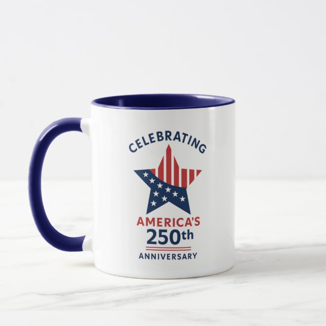 Caneca Comemorando o 250º aniversário da América (Esquerda)