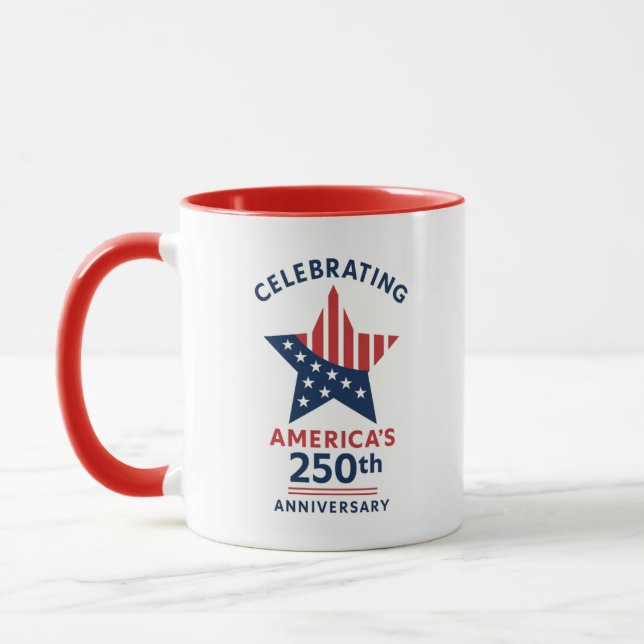 Caneca Comemorando o 250º Aniversário da América (Esquerda)