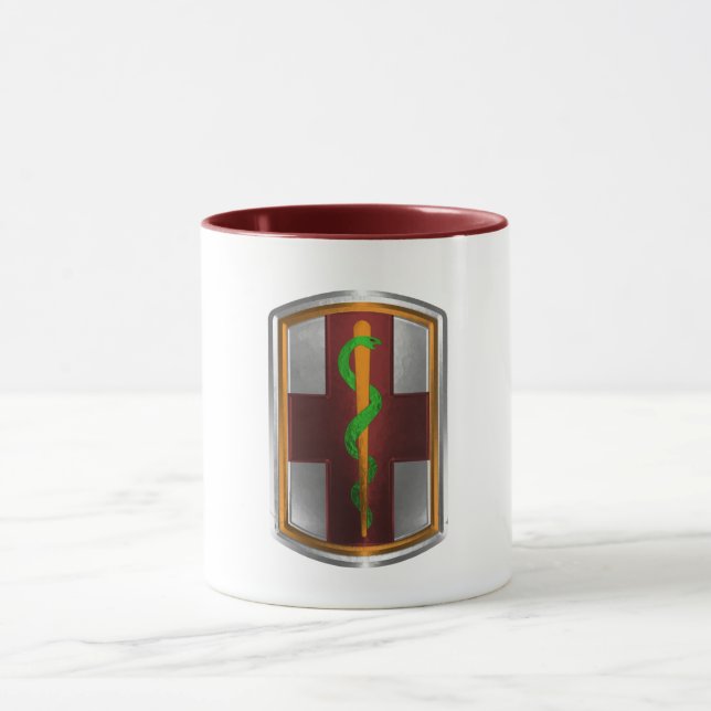 Caneca Comemorativa da 1ª Brigada Médica (Centro)