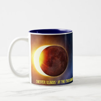 Caneca comemorativa de 2017 eclipses