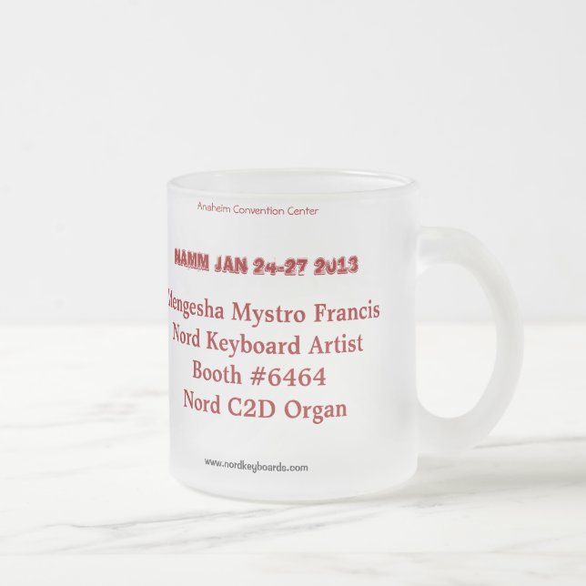 Caneca comemorativa de Mystro Namm 2013 (Direita)