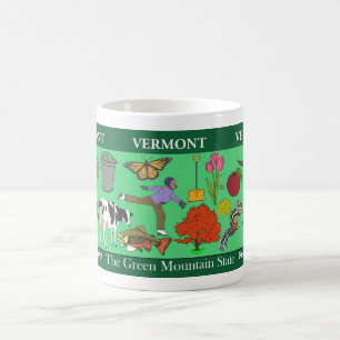 Caneca comemorativa do estado de Vermont