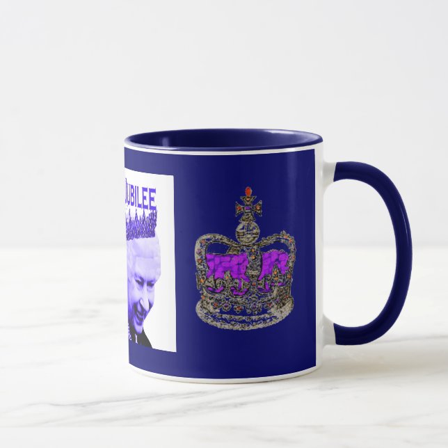Caneca comemorativa do jubileu de diamante (Direita)