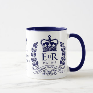 Caneca comemorativa do jubileu de diamante