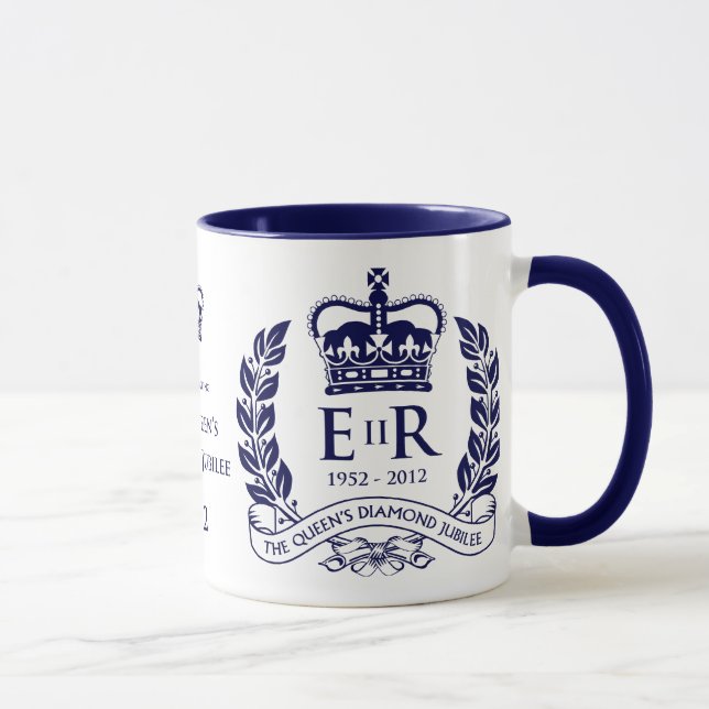Caneca comemorativa do jubileu de diamante (Direita)