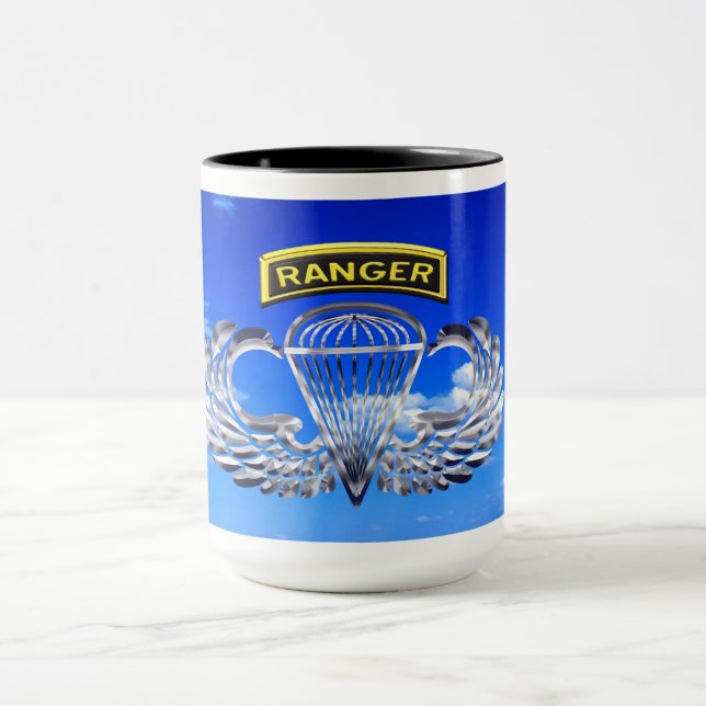 Caneca Comemorativa do Ranger Aéreo Especialmente Concebi (Centro)