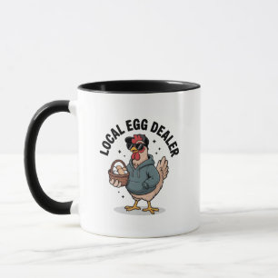 Caneca Comerciante Local de Ovos