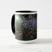 Cometa brilhante e estrelas