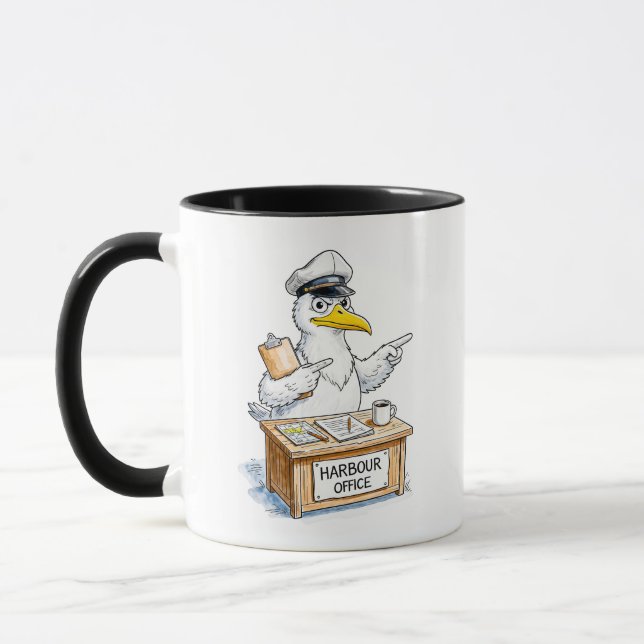 Caneca Comic Bird Harbour Officer (Esquerda)