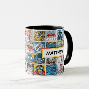 Caneca Comic Characters Kids Nome do Padrão Mug