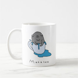 Caneca cómica engraçada do chá de Manatea |