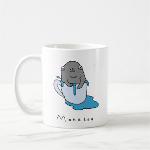 Caneca cómica engraçada do chá de Manatea