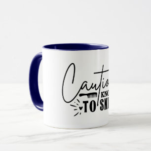 Caneca Cômico Aviso... Estilista de Cabelo Minimalista