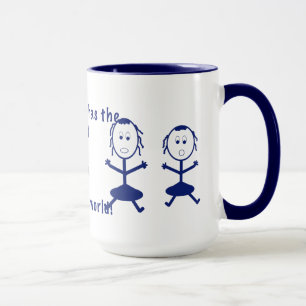 Caneca cómico das irmãs
