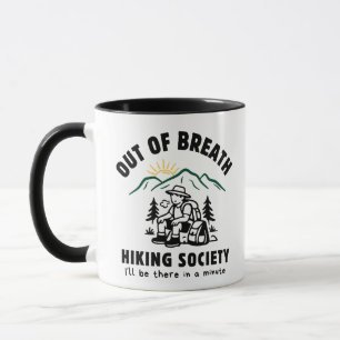 Caneca Cômico Nas Trilhas Sem Fôlego Nascer do Sol na Mon