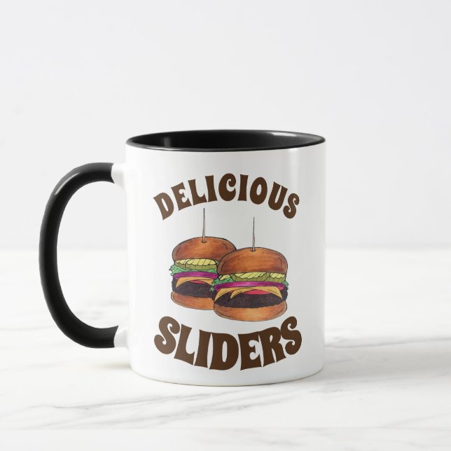 Caneca Comida de Bares de Hambúrguer Cheeseburger Hamburg (Esquerda)