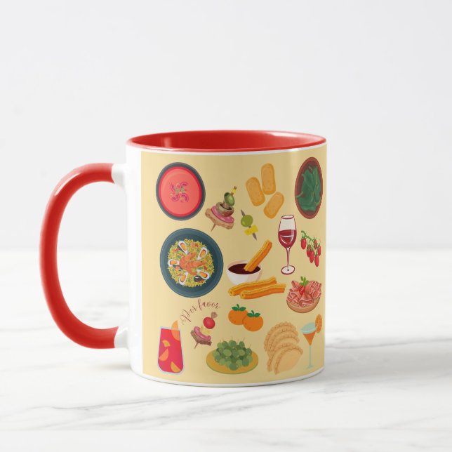 Caneca Comida espanha (Esquerda)