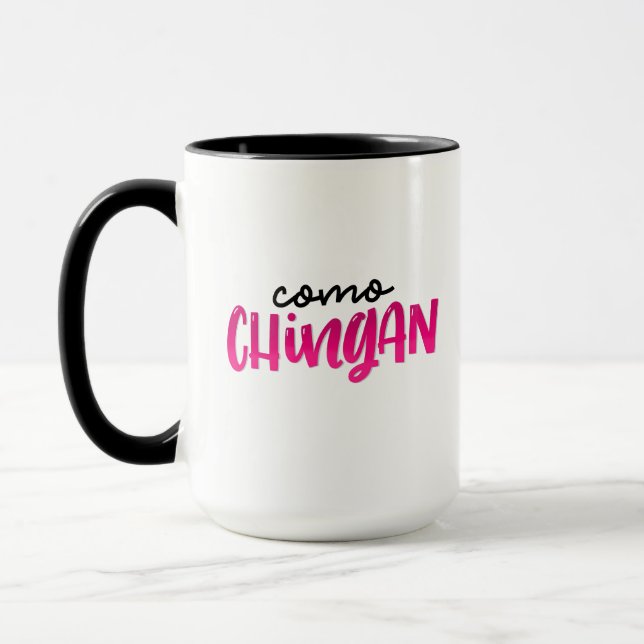 Caneca Como Chingan, carta-mão (Esquerda)