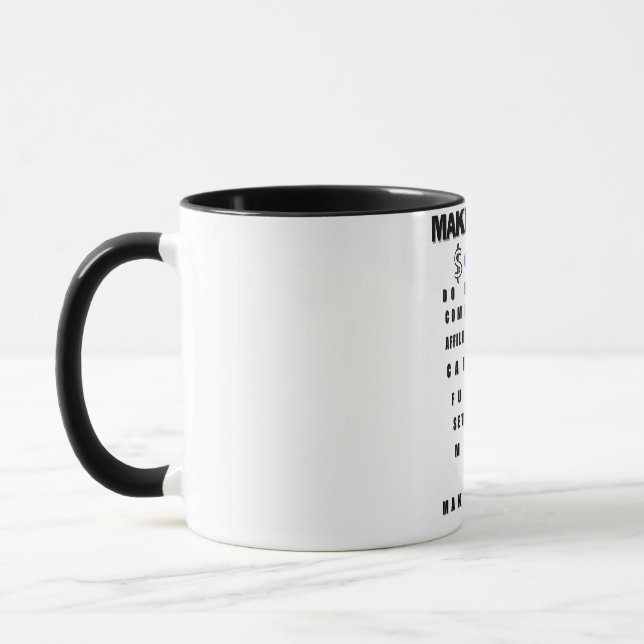 Caneca Como fazer dicas de dinheiro (Esquerda)