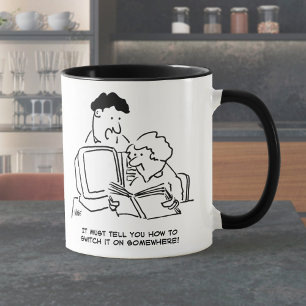 Caneca Como ligar o computador
