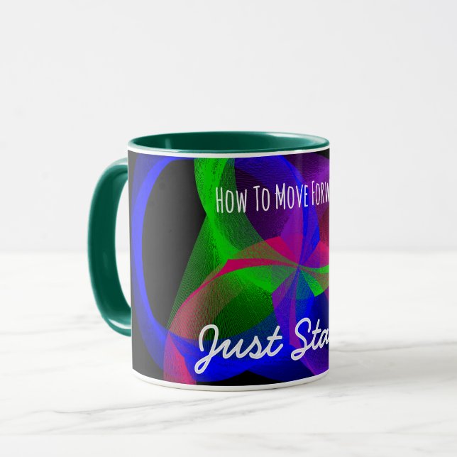 Caneca Como Mover Para Frente O Café Mug (Frente Esquerda)