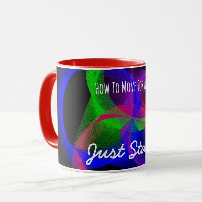 Caneca Como Mover Para Frente O Café Mug (Frente Esquerda)