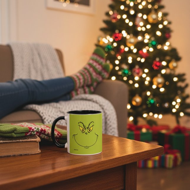 Caneca Como o Grinch Roubou a Cara do Natal (Criador carregado)