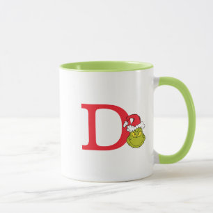 Caneca Como o Grinch Roubou o Natal Monogram D