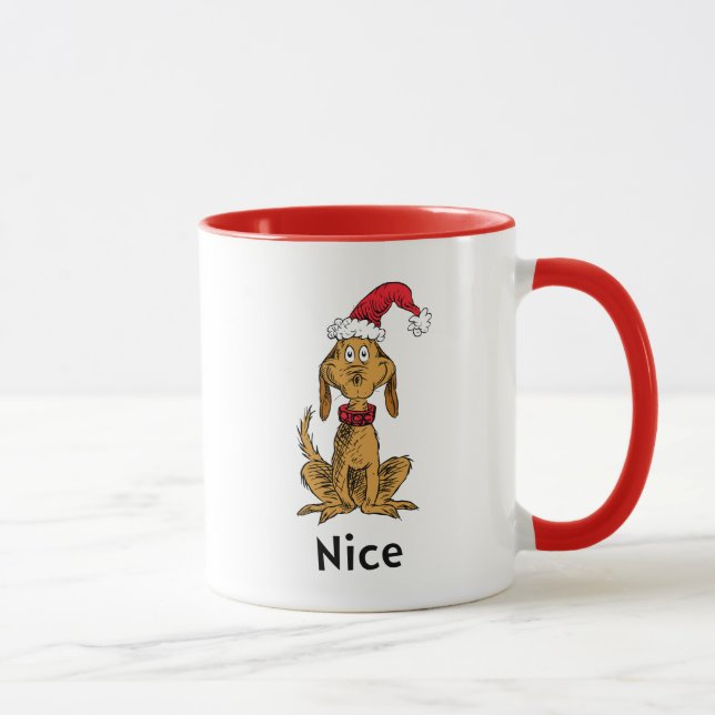 Caneca Como o Grpolegadas roubou o Natal | Max é Nice (Direita)