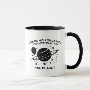 Caneca Como Organizar Uma Festa Espacial? Você Planeta.