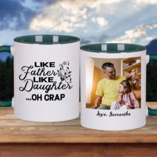 Caneca Como Pai Como Filha   Foto
