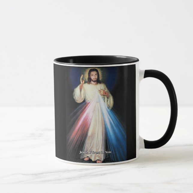 CANECA COMPAIXÃO DIVINO JESUS EU CONFIO EM VOCÊ A (Direita)