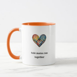 Caneca Companheiros de alma correm juntos