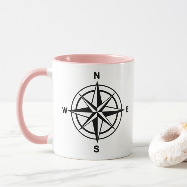 Caneca Compass Náutico (Com Donut)