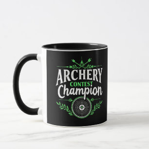 Caneca Competição De Arqueação Campeã Arco E Seta Da Conc
