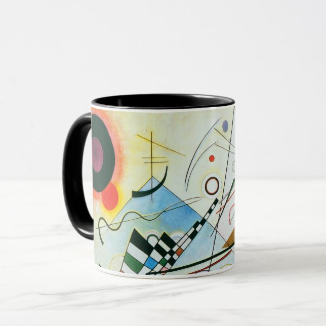Caneca Composição VIII de Wassily Kandinsky Coffee Mug (Frente Esquerda)