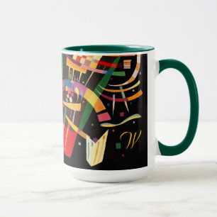 Caneca Composição X Abstração Biomórfica Arte Monograma