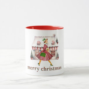 Caneca comprada de dama de Natal de 1950