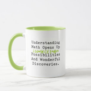 Caneca Compreendendo o Mundo de Possibilidades Infinitas