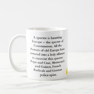 Caneca comunista do manifesto