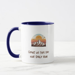 Caneca Conceda-nos hoje a nossa corrida diária